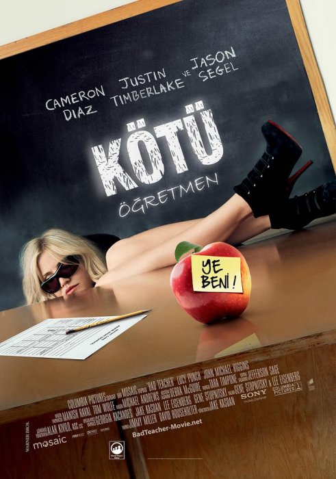 Kötü Öğretmen izle 2011 Bad Teacher hd türkçe dublaj