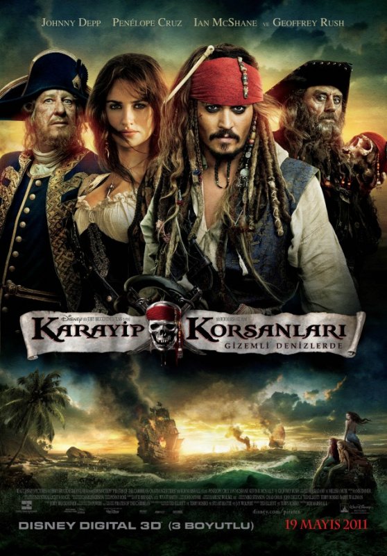 Karayip Korsanları 4 Gizemli Denizlerde izle 2011 Full HD