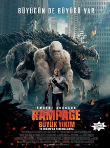 Rampage Büyük Yıkım 2018 Türkçe Dublaj – Maymun İnsan Savaşı izle