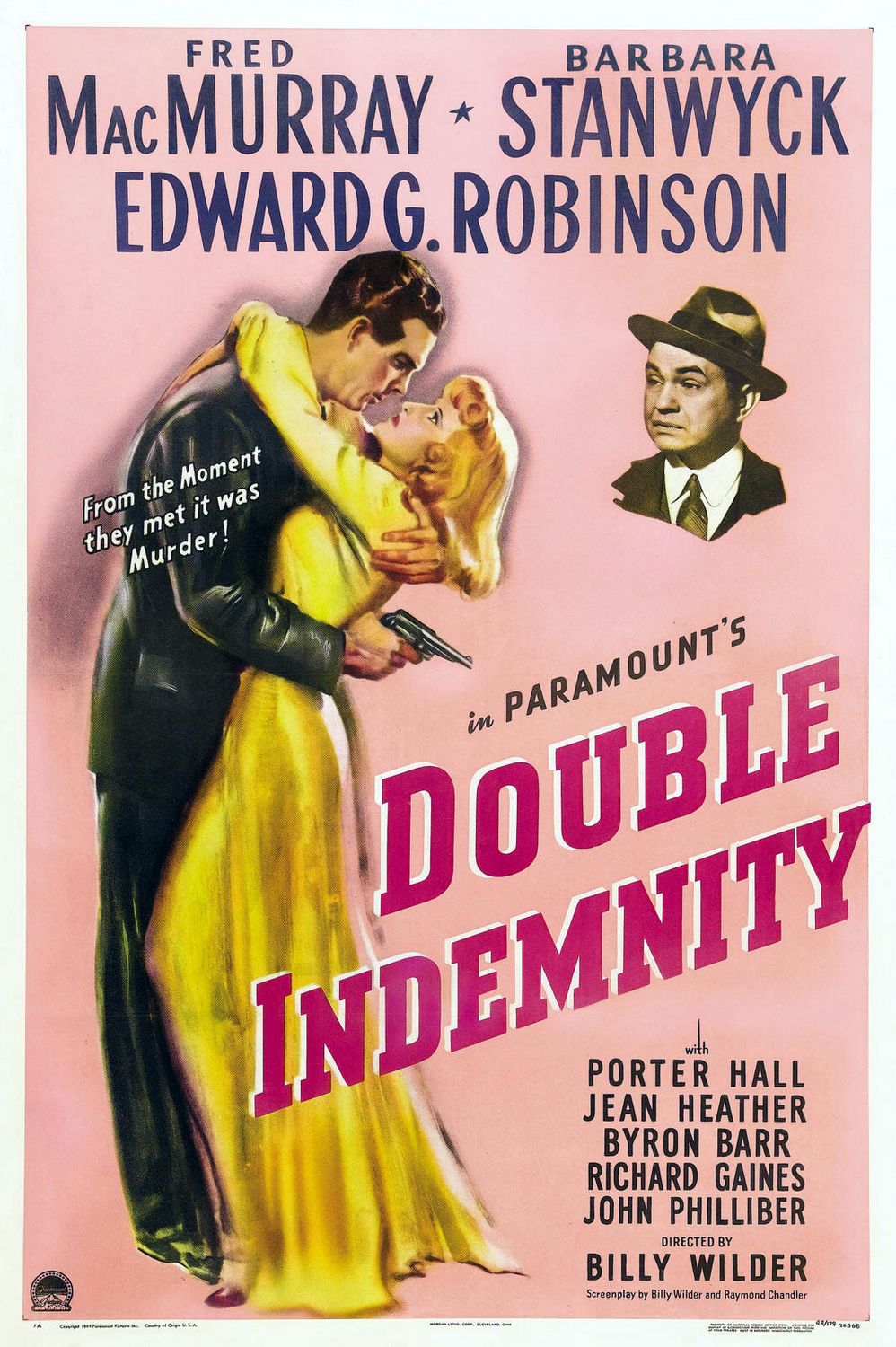 Double Indemnity 1944 Türkçe Dublaj izle – Çifte Tazminat Efsane Filmi