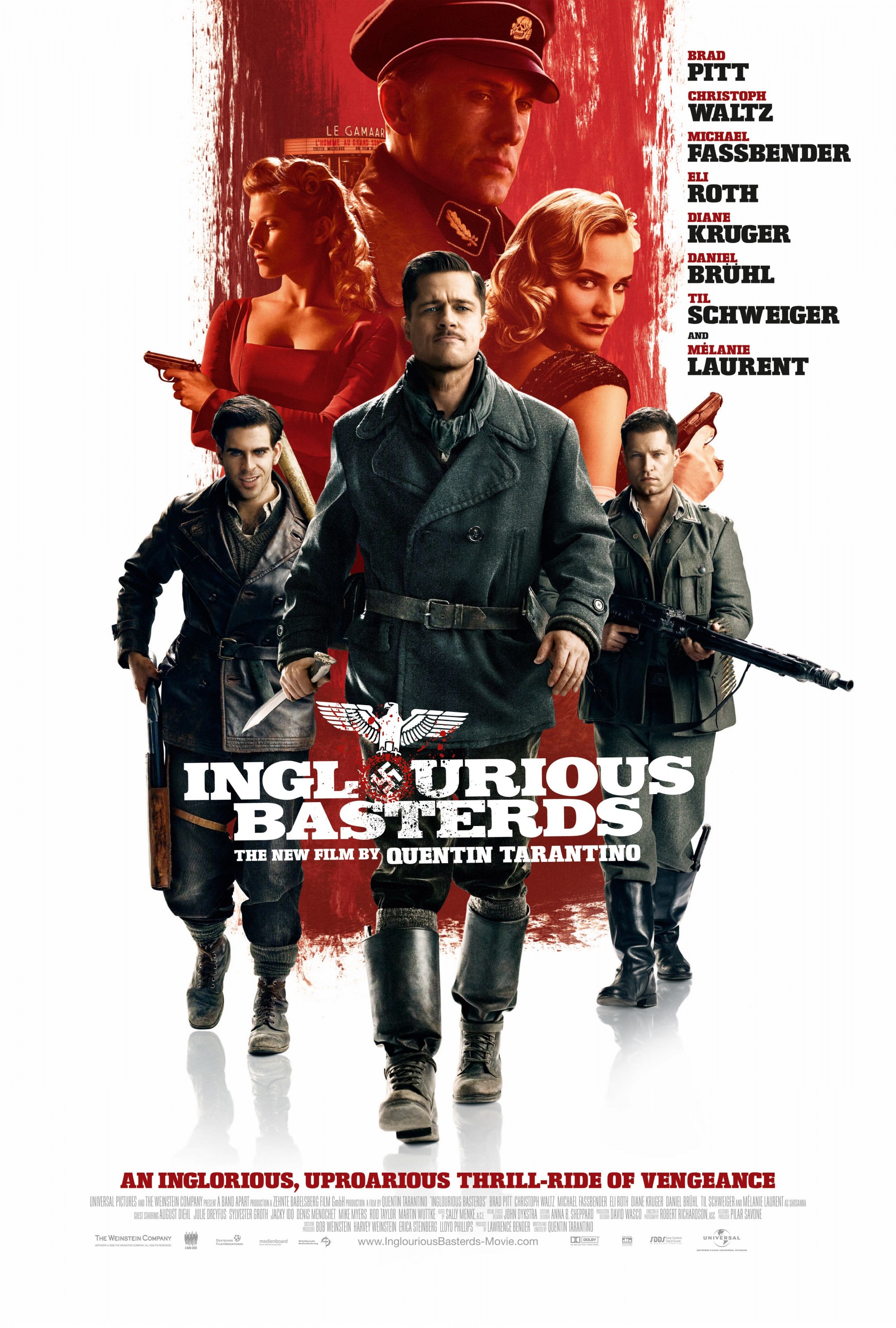 Inglourious Basterds 2009 Türkçe Dublaj izle – Soysuzlar Çetesi Filmi