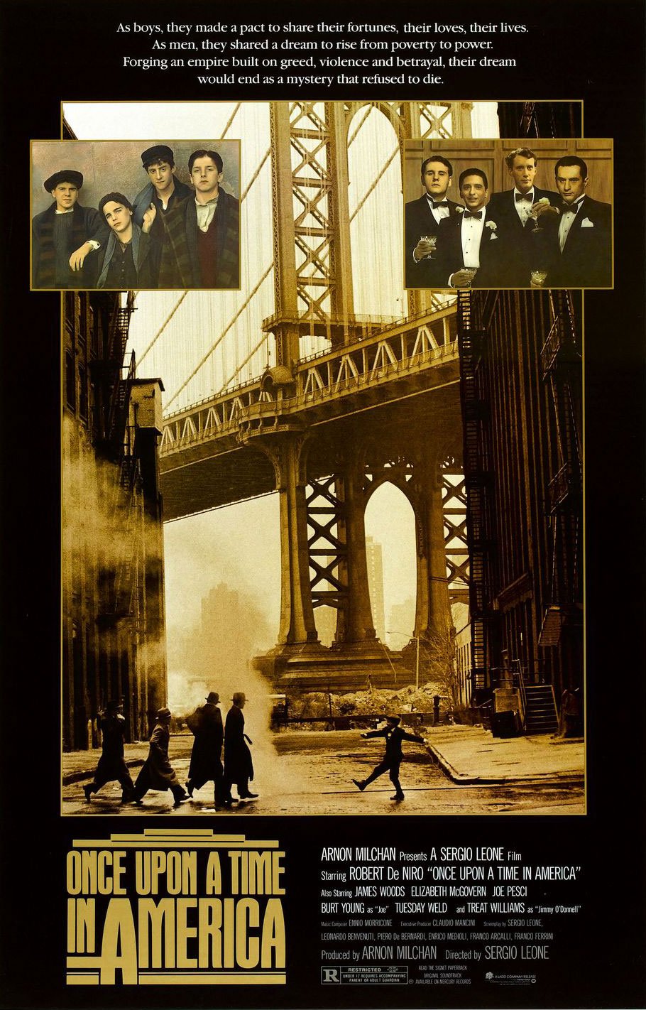 Once Upon a Time in America 1984 Türkçe Dublaj izle – Sokak Çocukları Filmi