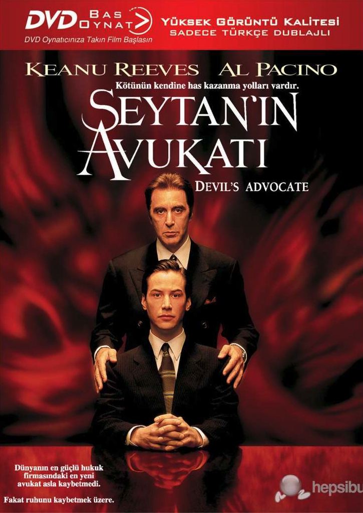 Şeytanın Avukatı 1998 Türkçe Dublaj izle Almanya Korku Filmi