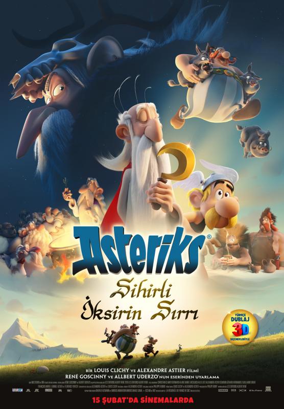 Asteriks Sihirli İksirin Sırrı 2019 full hd izle Fransa anime filmi